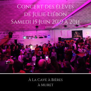 Affiche Concert des élèves à la Cave à bières à Muret 15 juin 2019 à 20h